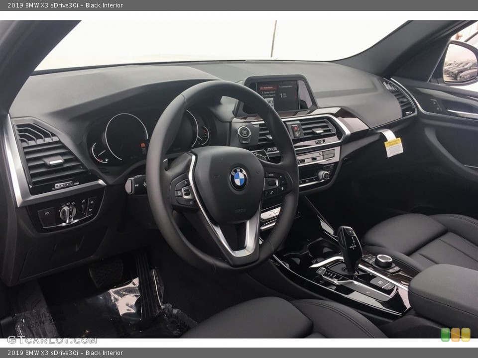 Black Interior Dashboard for the 2019 BMW X3 sDrive30i #126956366