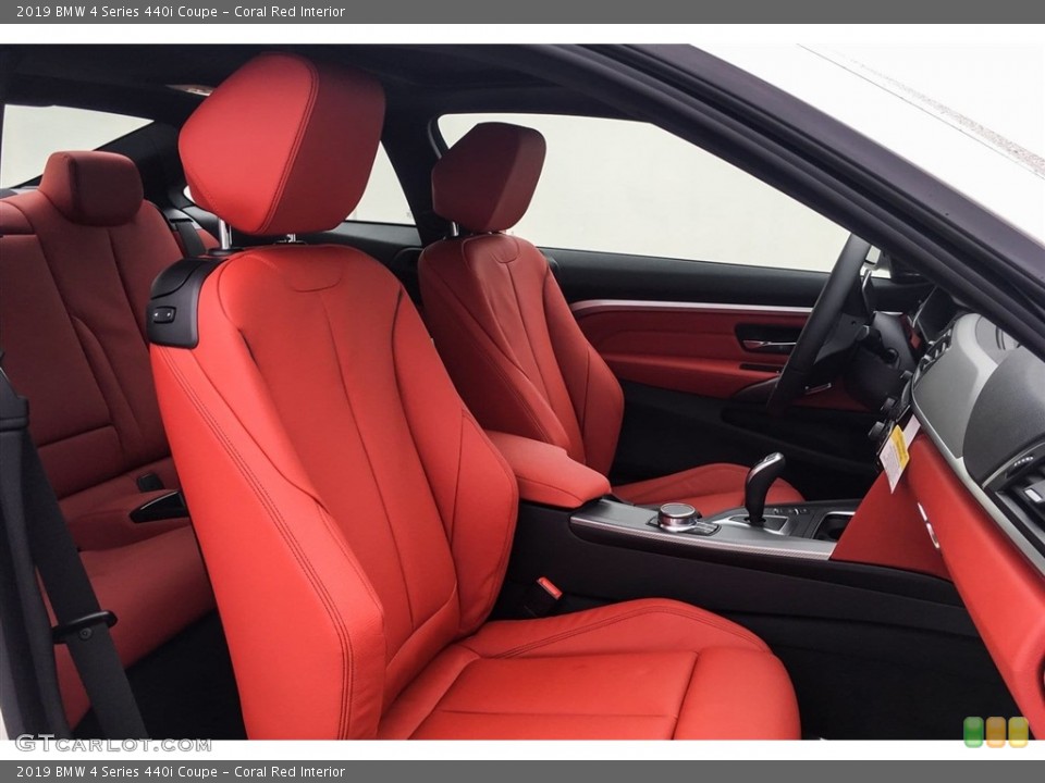 Coral Red Interior Photo for the 2019 BMW 4 Series 440i Coupe #126957266