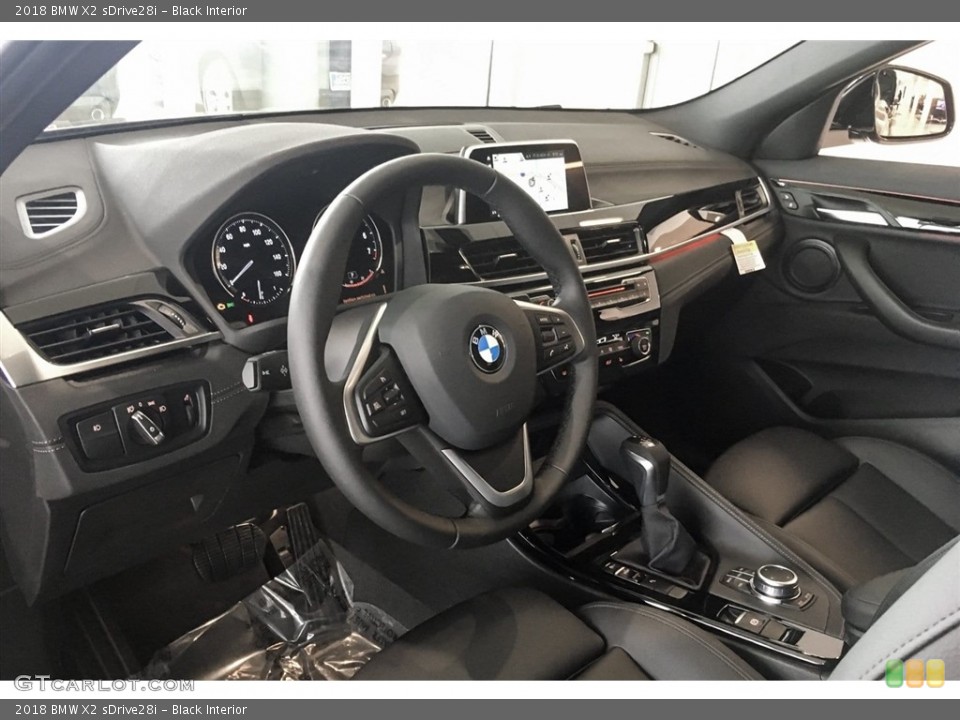 Black Interior Dashboard for the 2018 BMW X2 sDrive28i #126957689