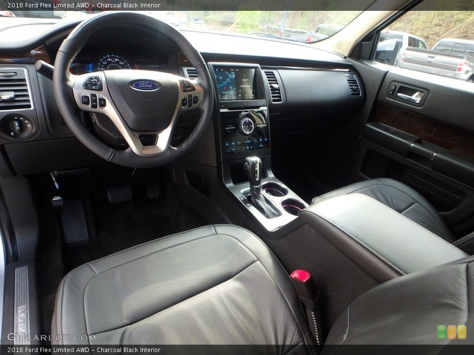 Charcoal Black Interior Photo for the 2018 Ford Flex Limited AWD #126980273