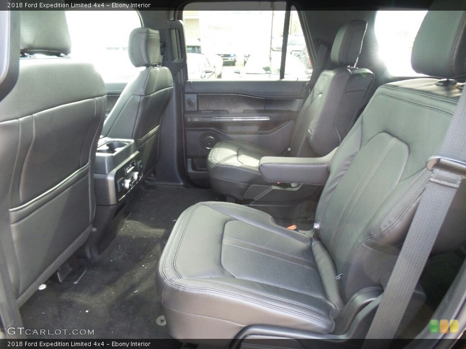 Ebony Interior Rear Seat for the 2018 Ford Expedition Limited 4x4 #126988988