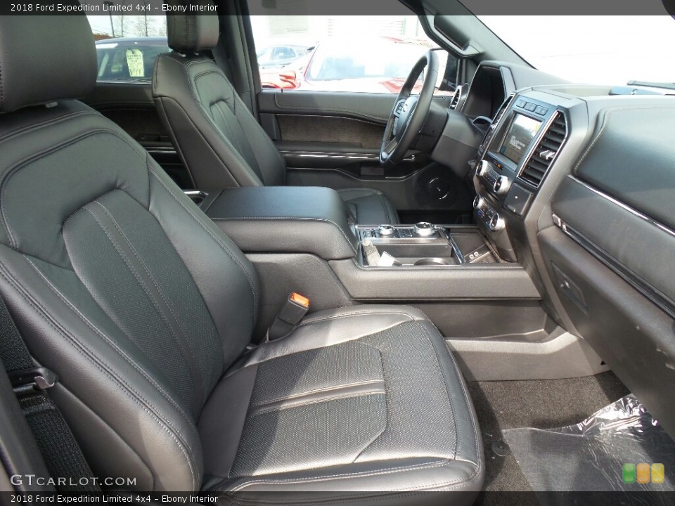 Ebony Interior Front Seat for the 2018 Ford Expedition Limited 4x4 #126989030