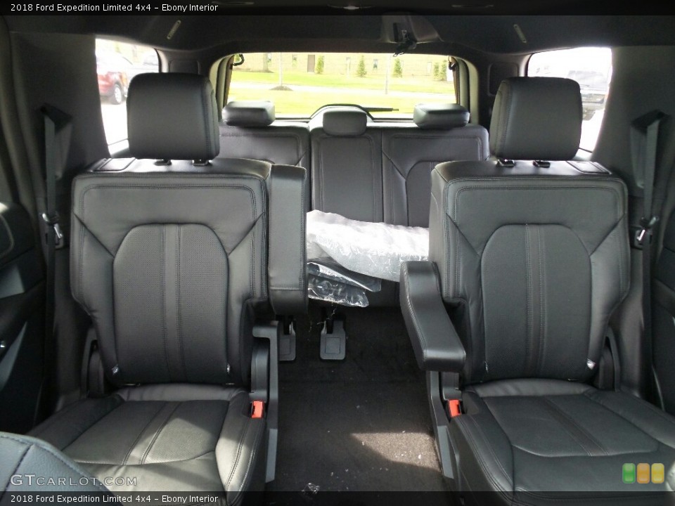 Ebony Interior Rear Seat for the 2018 Ford Expedition Limited 4x4 #126989060