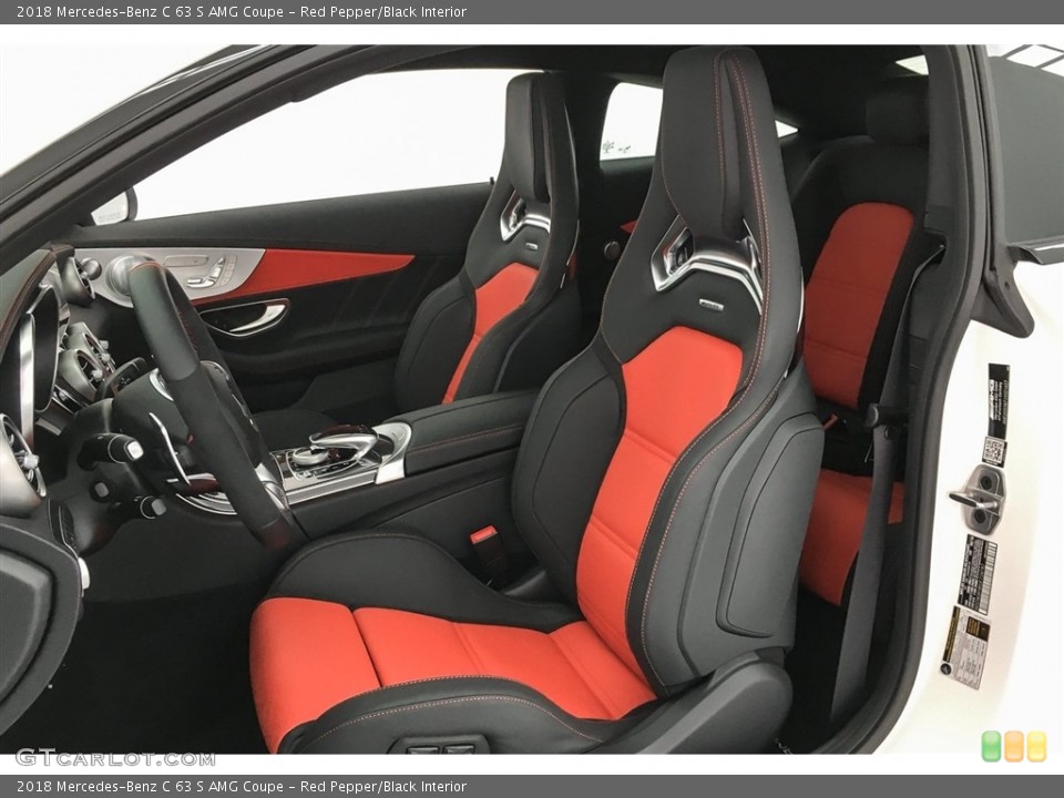 Red Pepper/Black Interior Photo for the 2018 Mercedes-Benz C 63 S AMG Coupe #126991430
