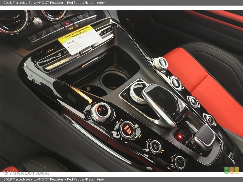 Red Pepper/Black Interior Controls for the 2018 Mercedes-Benz AMG GT Roadster #126994037