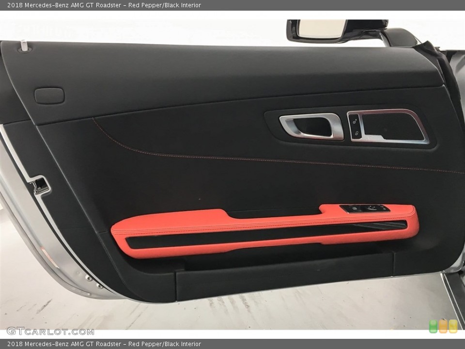 Red Pepper/Black Interior Door Panel for the 2018 Mercedes-Benz AMG GT Roadster #126994112