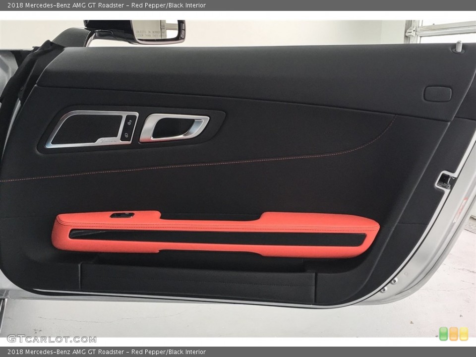 Red Pepper/Black Interior Door Panel for the 2018 Mercedes-Benz AMG GT Roadster #126994238