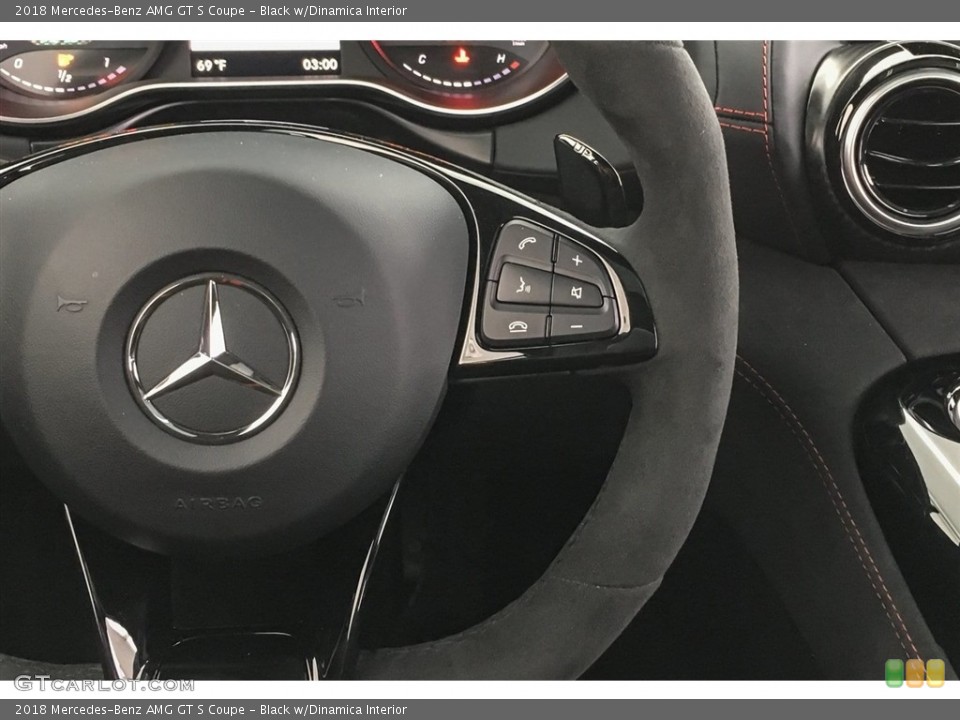 Black w/Dinamica Interior Steering Wheel for the 2018 Mercedes-Benz AMG GT S Coupe #126994820