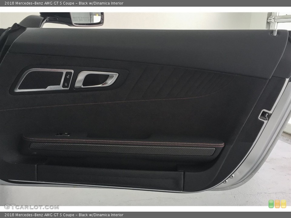 Black w/Dinamica Interior Door Panel for the 2018 Mercedes-Benz AMG GT S Coupe #126995084