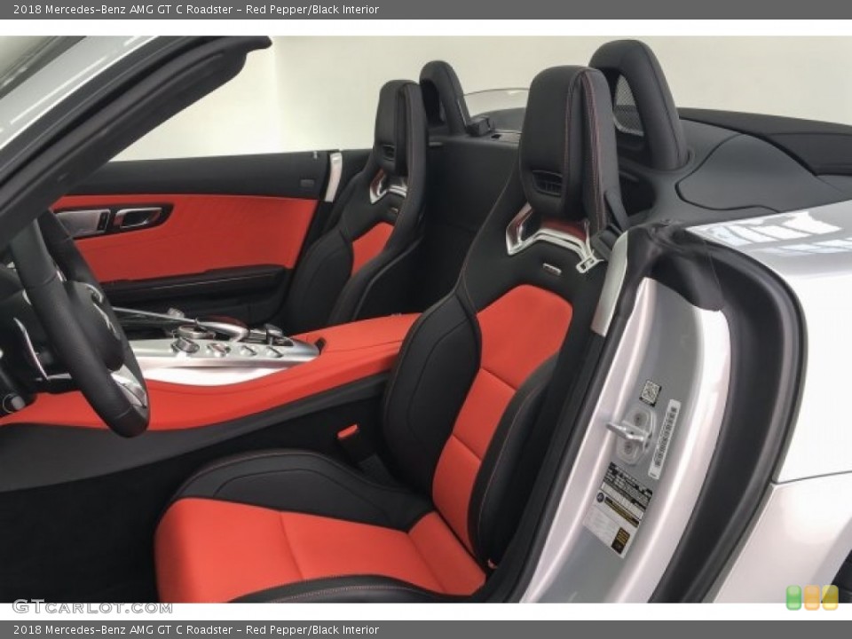 Red Pepper/Black Interior Photo for the 2018 Mercedes-Benz AMG GT C Roadster #126995483