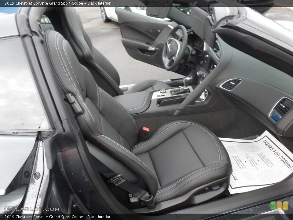 Black Interior Photo for the 2019 Chevrolet Corvette Grand Sport Coupe #126999353
