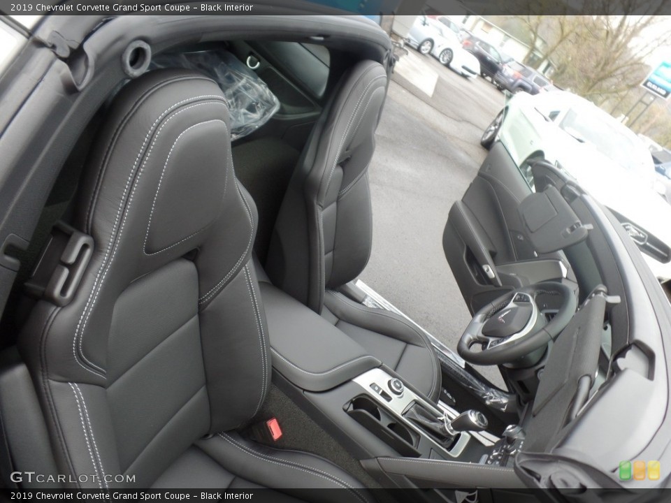 Black Interior Front Seat for the 2019 Chevrolet Corvette Grand Sport Coupe #126999377