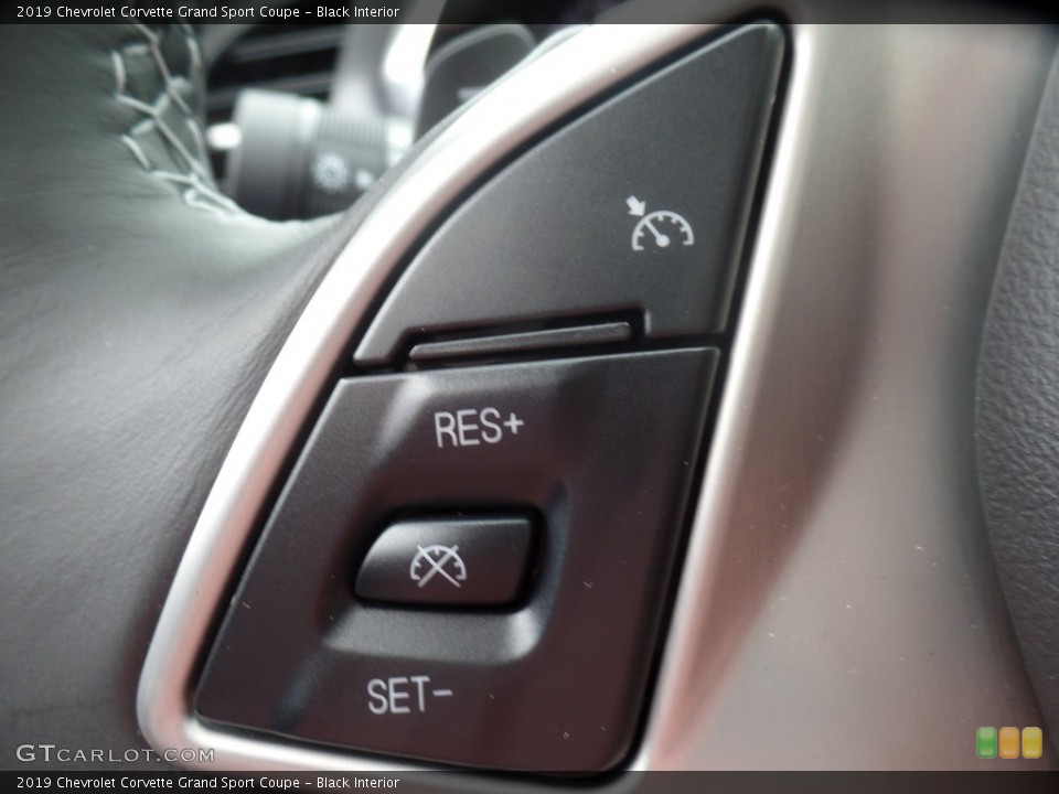 Black Interior Controls for the 2019 Chevrolet Corvette Grand Sport Coupe #126999587