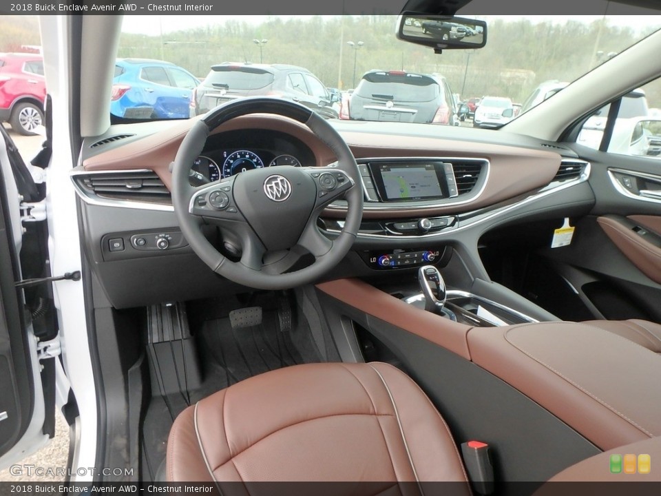 Chestnut Interior Photo for the 2018 Buick Enclave Avenir AWD #127002989