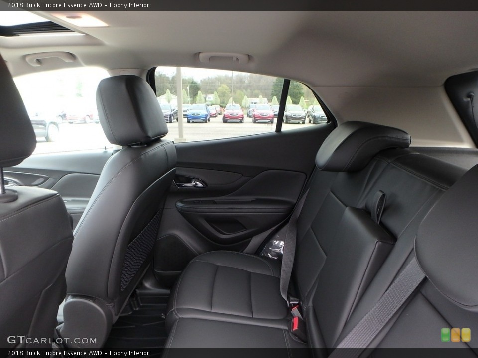 Ebony Interior Rear Seat for the 2018 Buick Encore Essence AWD #127003415