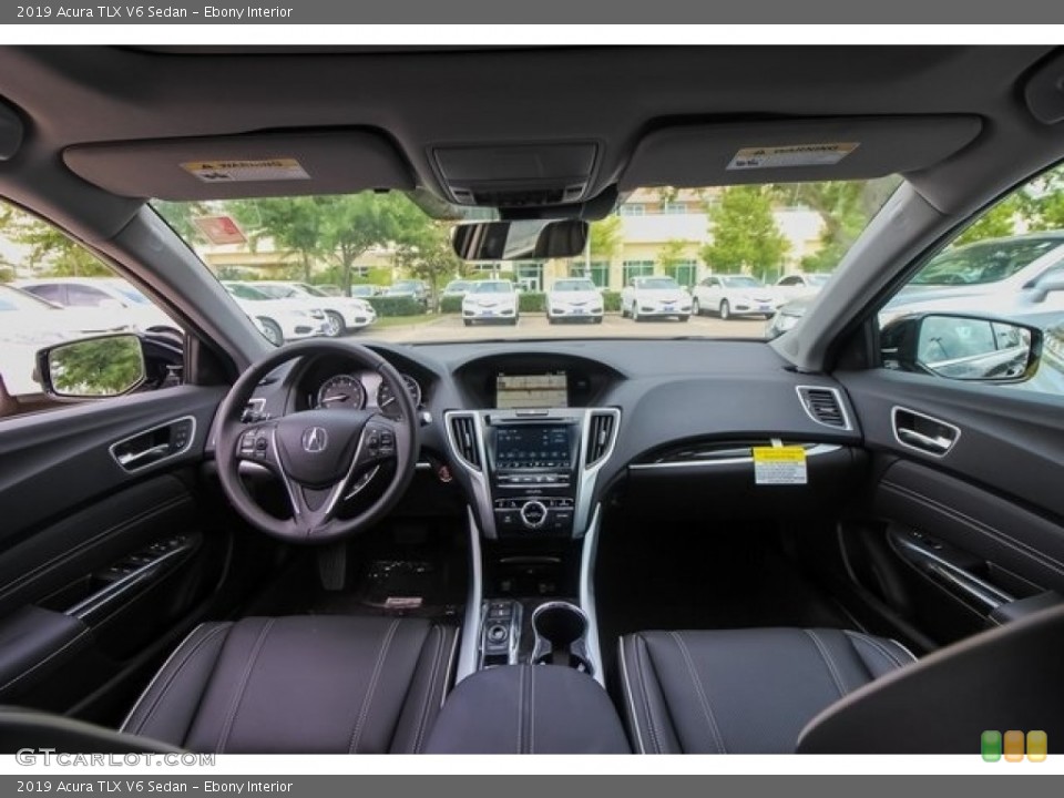 Ebony Interior Photo for the 2019 Acura TLX V6 Sedan #127023025