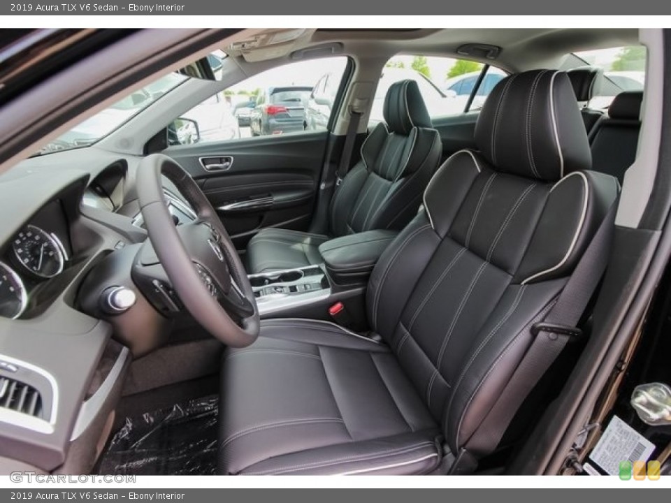 Ebony Interior Front Seat for the 2019 Acura TLX V6 Sedan #127023241