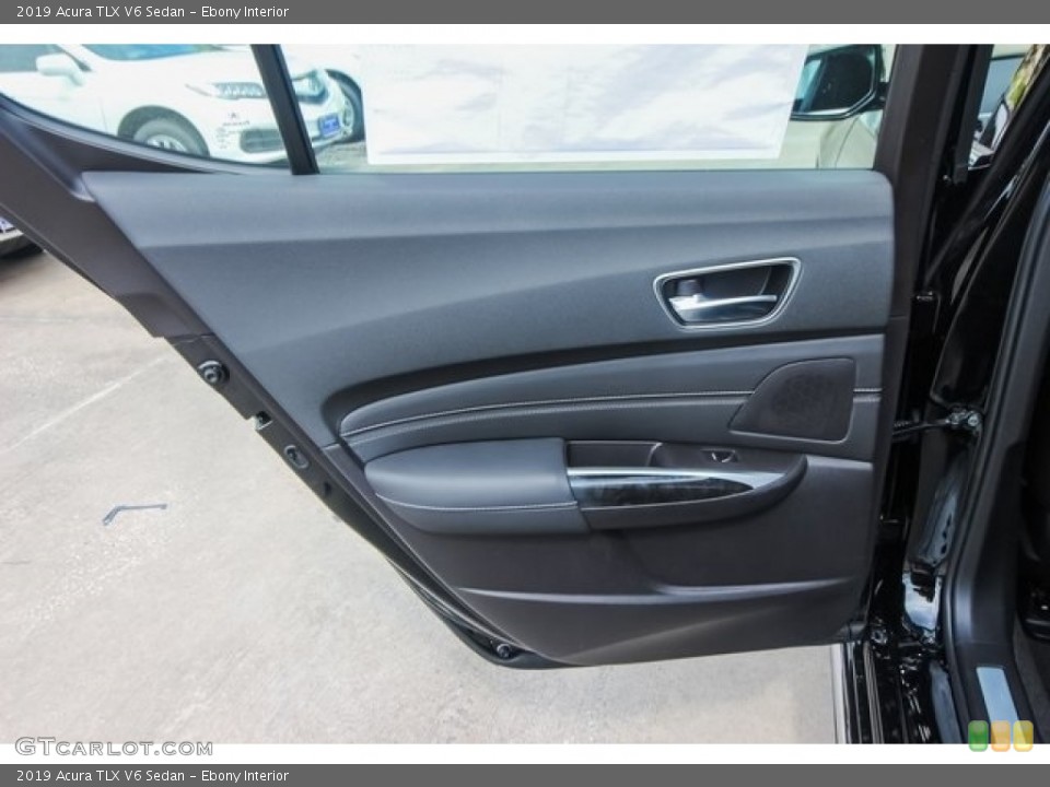 Ebony Interior Door Panel for the 2019 Acura TLX V6 Sedan #127023262