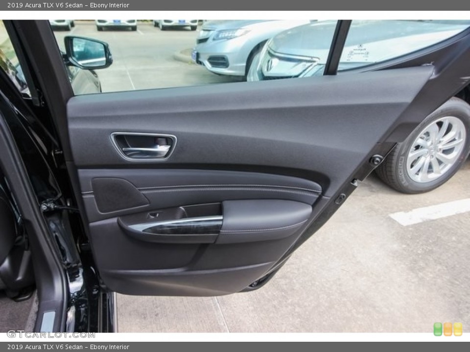 Ebony Interior Door Panel for the 2019 Acura TLX V6 Sedan #127023322