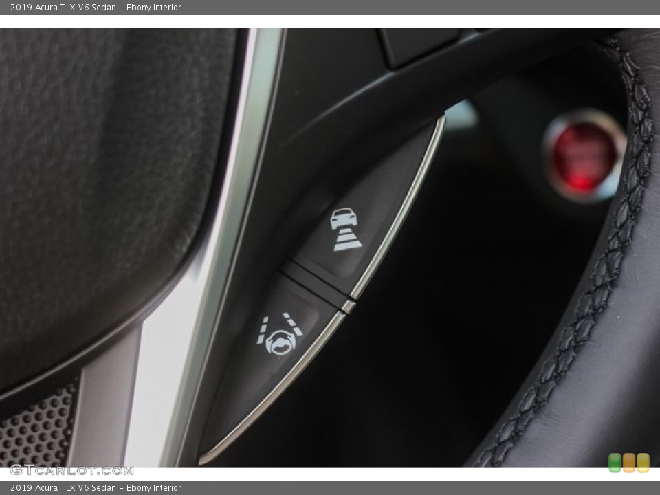 Ebony Interior Steering Wheel for the 2019 Acura TLX V6 Sedan #127023847