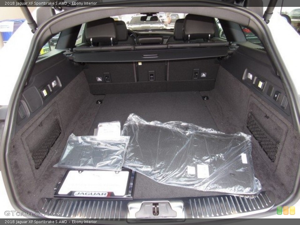 Ebony Interior Trunk for the 2018 Jaguar XF Sportbrake S AWD #127026484