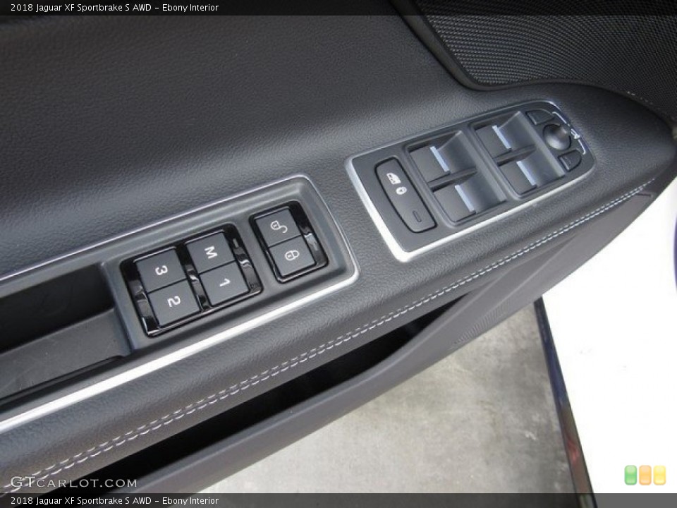 Ebony Interior Controls for the 2018 Jaguar XF Sportbrake S AWD #127026667