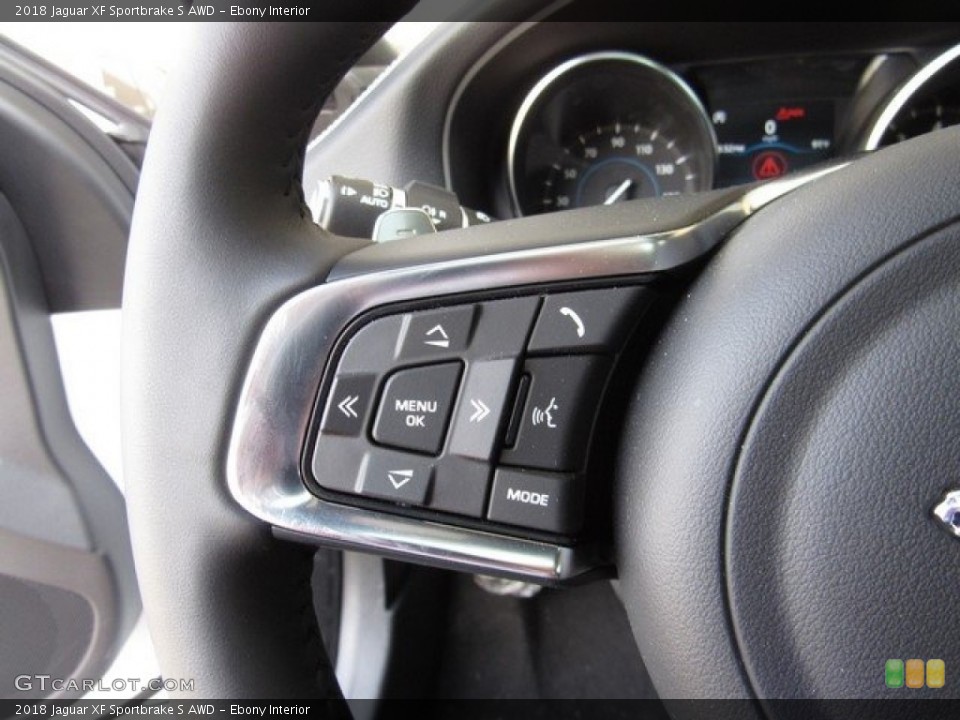 Ebony Interior Controls for the 2018 Jaguar XF Sportbrake S AWD #127026727