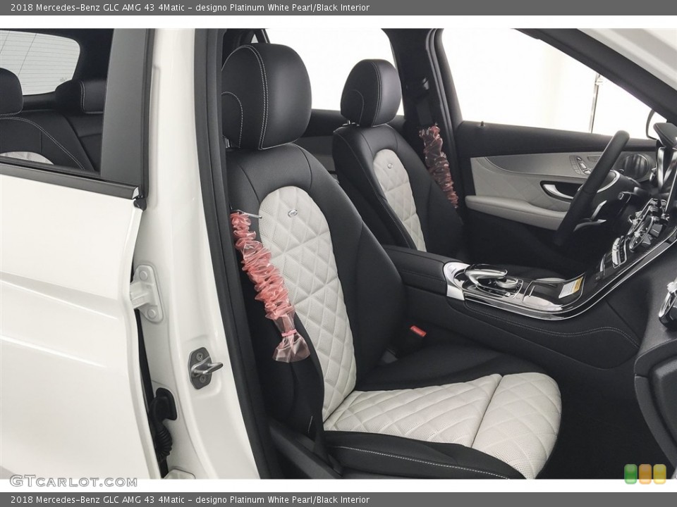 designo Platinum White Pearl/Black Interior Photo for the 2018 Mercedes-Benz GLC AMG 43 4Matic #127030027