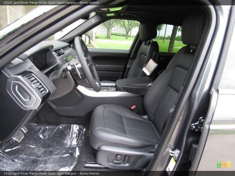 Ebony Interior Front Seat for the 2018 Land Rover Range Rover Sport Supercharged #127034270