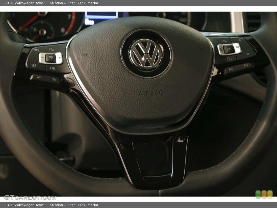Titan Black Interior Steering Wheel for the 2018 Volkswagen Atlas SE 4Motion #127045850