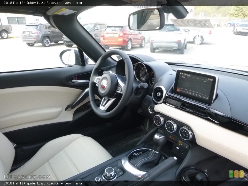 Ivory Interior Dashboard for the 2018 Fiat 124 Spider Lusso Roadster #127051871