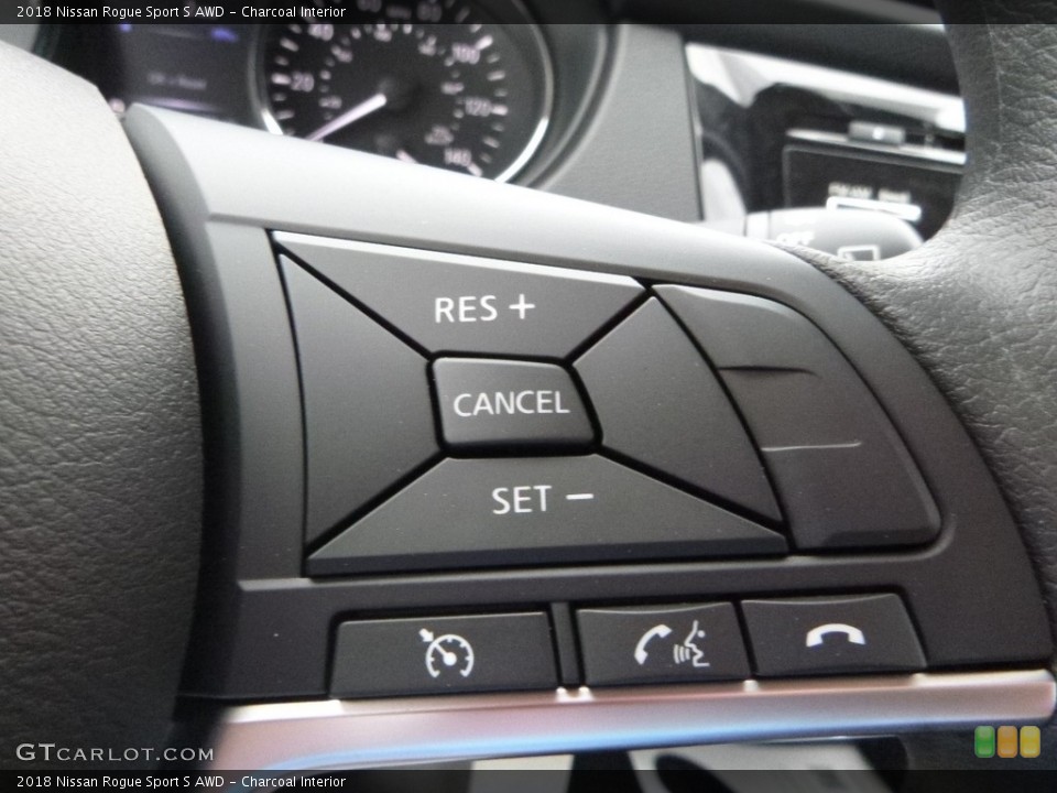 Charcoal Interior Controls for the 2018 Nissan Rogue Sport S AWD #127059369