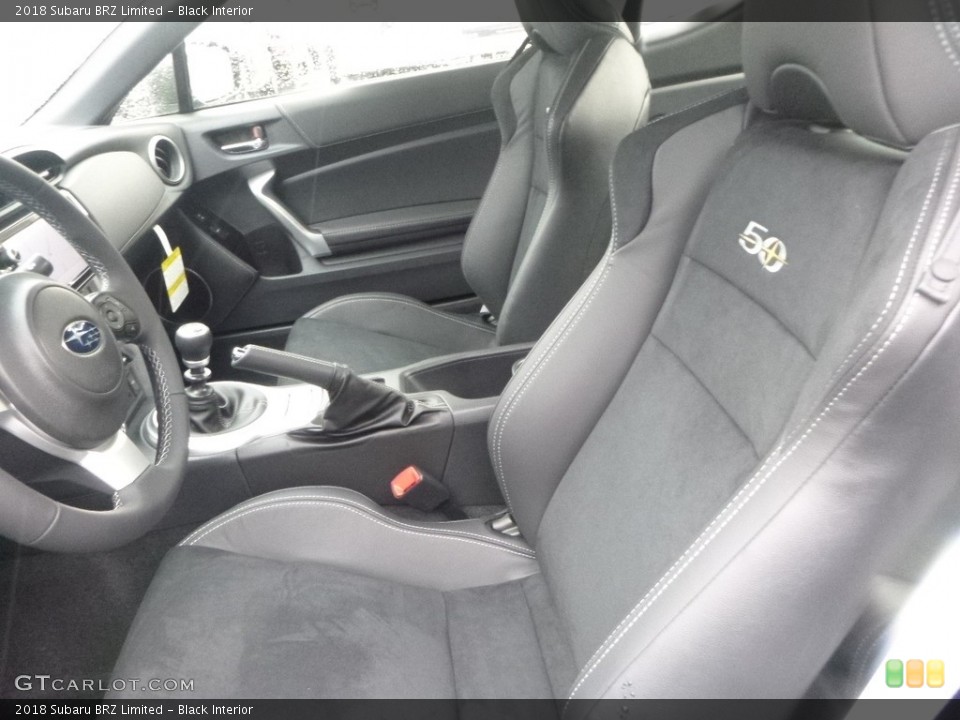 Black 2018 Subaru BRZ Interiors