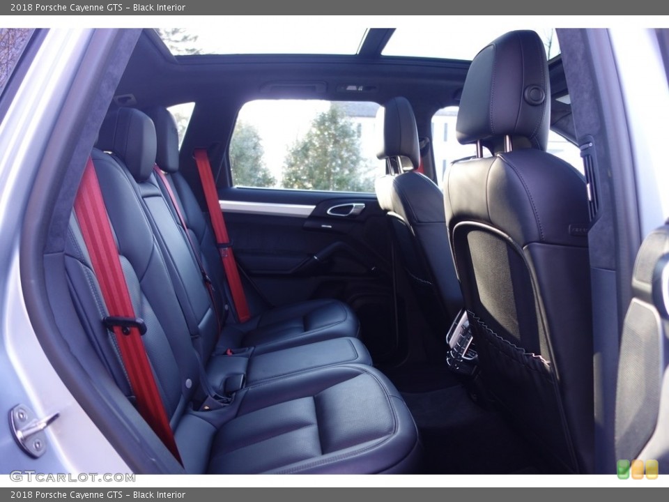 Black Interior Rear Seat for the 2018 Porsche Cayenne GTS #127064607