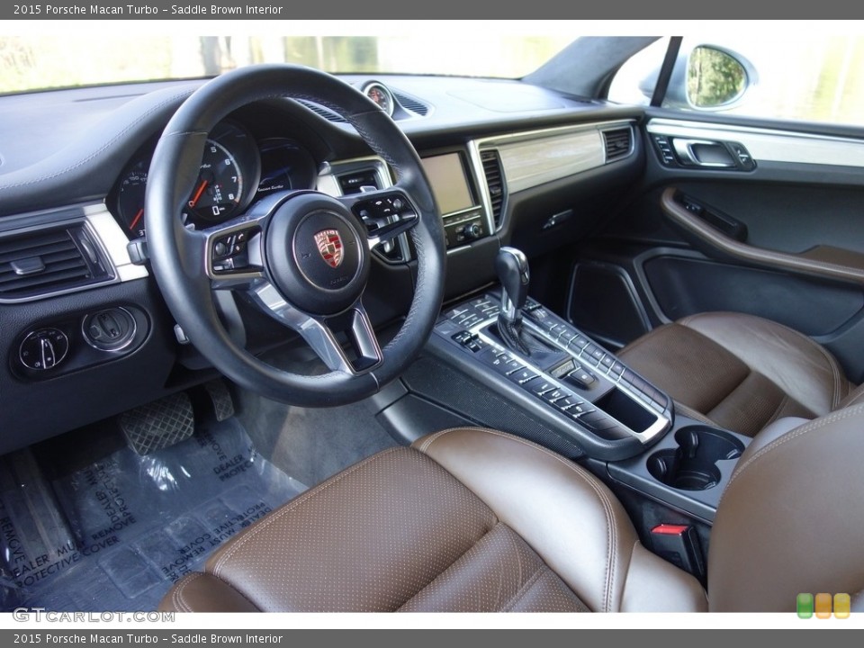 Saddle Brown Interior Photo for the 2015 Porsche Macan Turbo #127066080