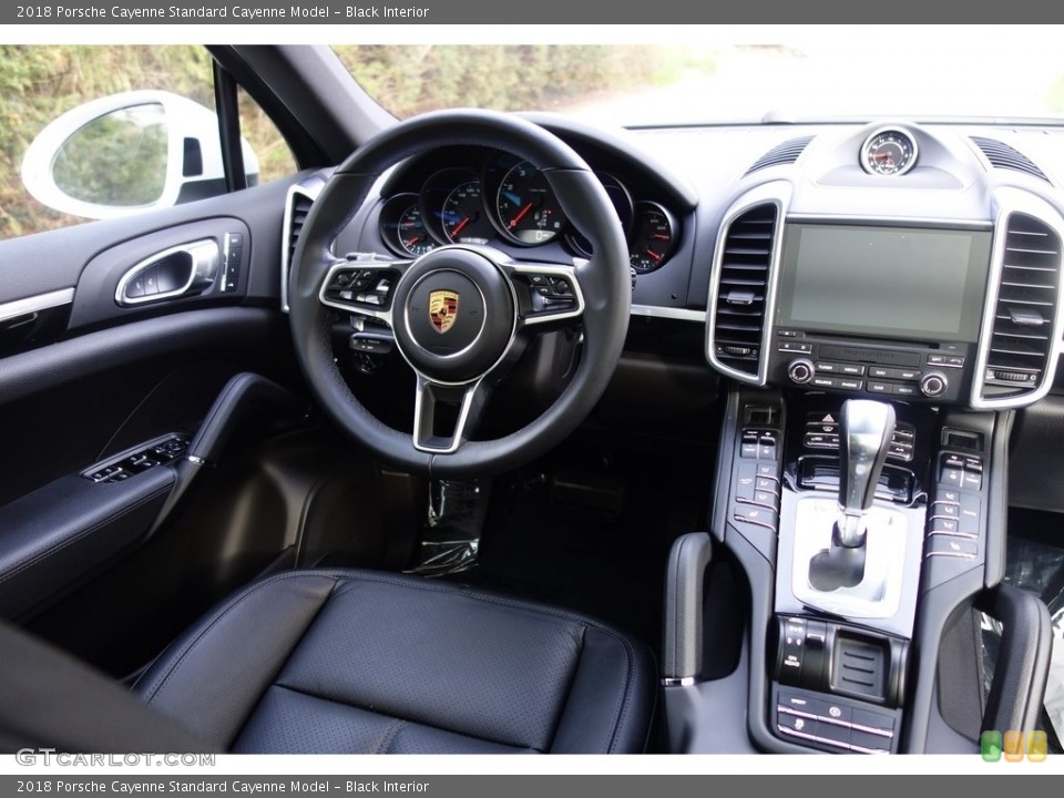 Black Interior Dashboard for the 2018 Porsche Cayenne  #127067898