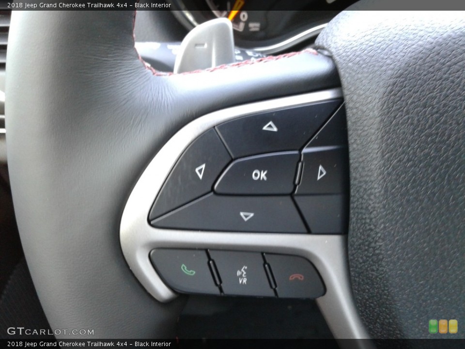 Black Interior Controls for the 2018 Jeep Grand Cherokee Trailhawk 4x4 #127070994
