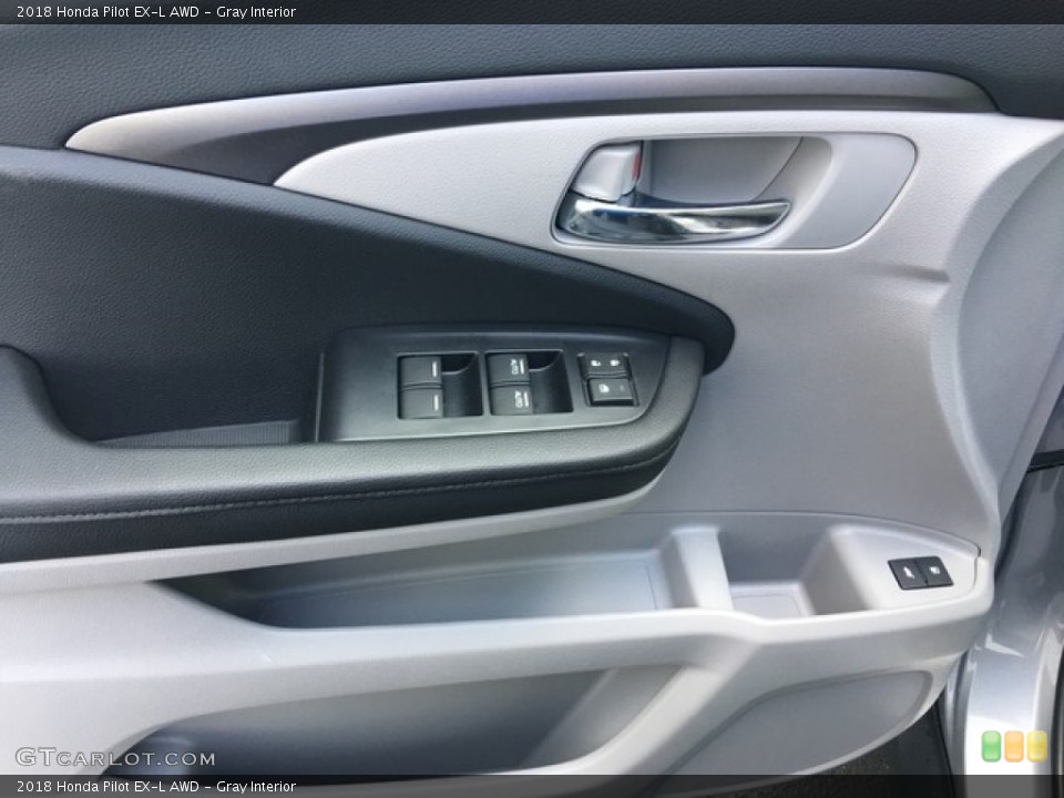 Gray Interior Door Panel for the 2018 Honda Pilot EX-L AWD #127071626