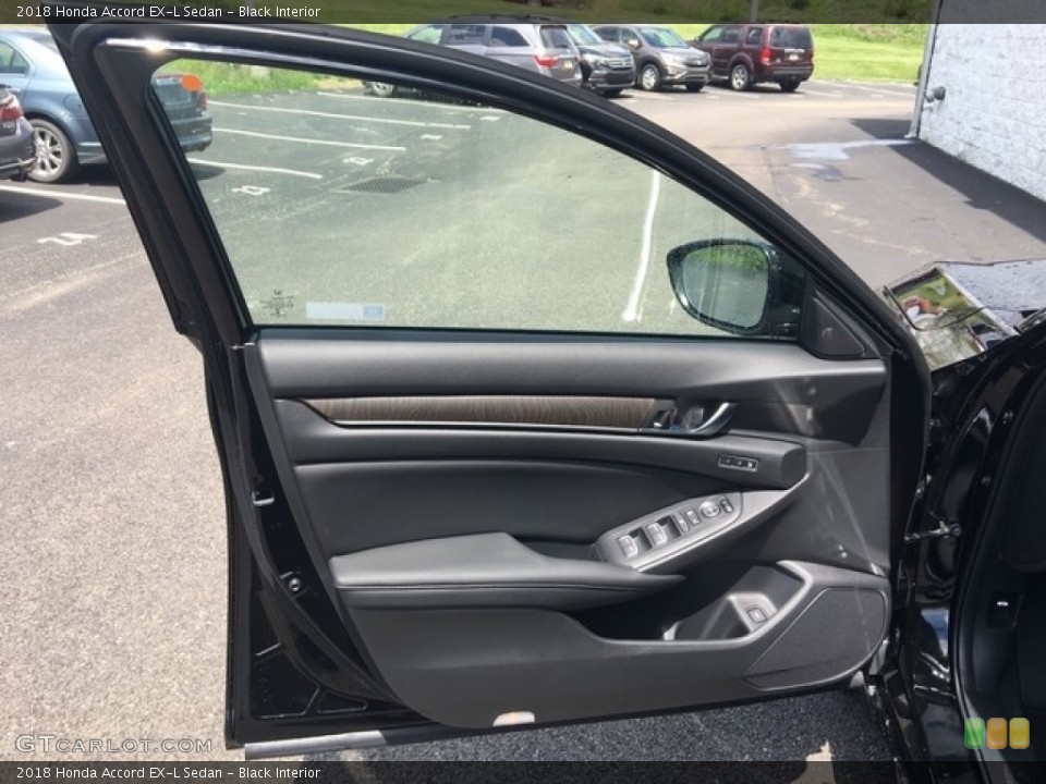 Black Interior Door Panel for the 2018 Honda Accord EX-L Sedan #127072194