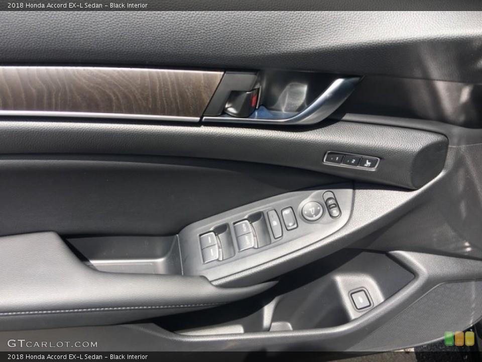 Black Interior Door Panel for the 2018 Honda Accord EX-L Sedan #127072215