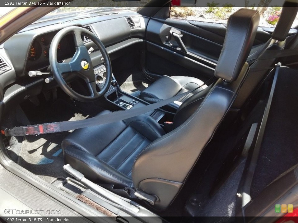 Black Interior Photo for the 1992 Ferrari 348 TS #127077303
