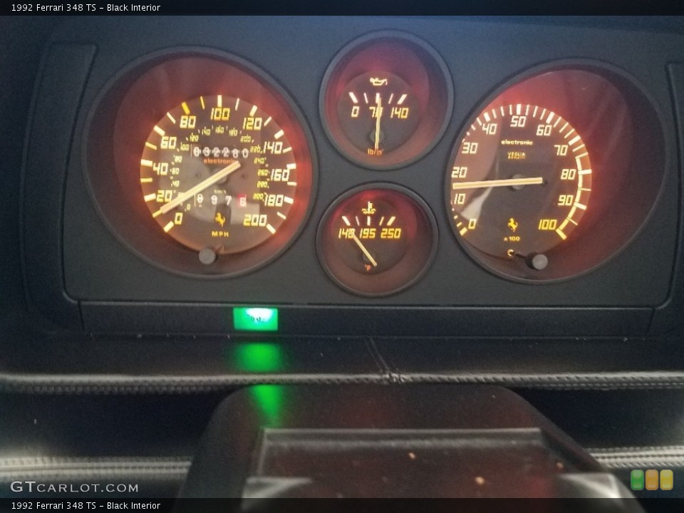 Black Interior Gauges for the 1992 Ferrari 348 TS #127077331