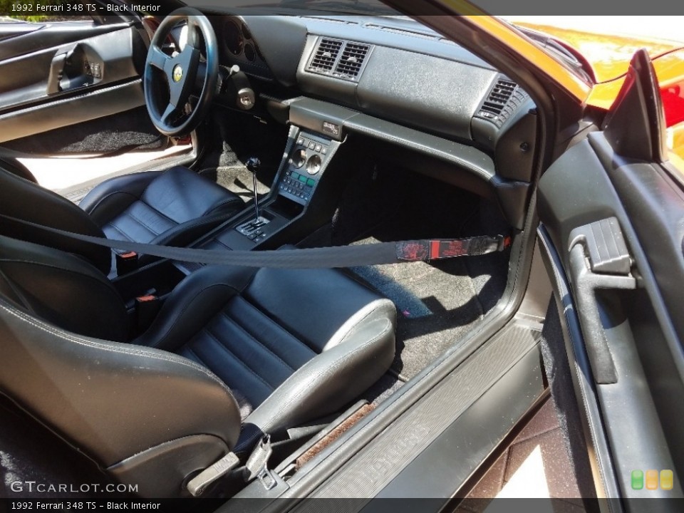 Black Interior Dashboard for the 1992 Ferrari 348 TS #127077435