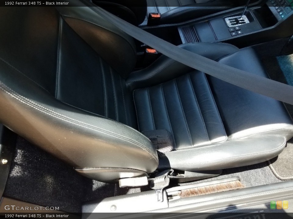 Black 1992 Ferrari 348 Interiors