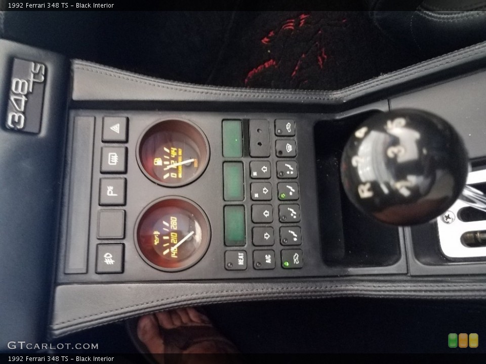 Black Interior Controls for the 1992 Ferrari 348 TS #127077507