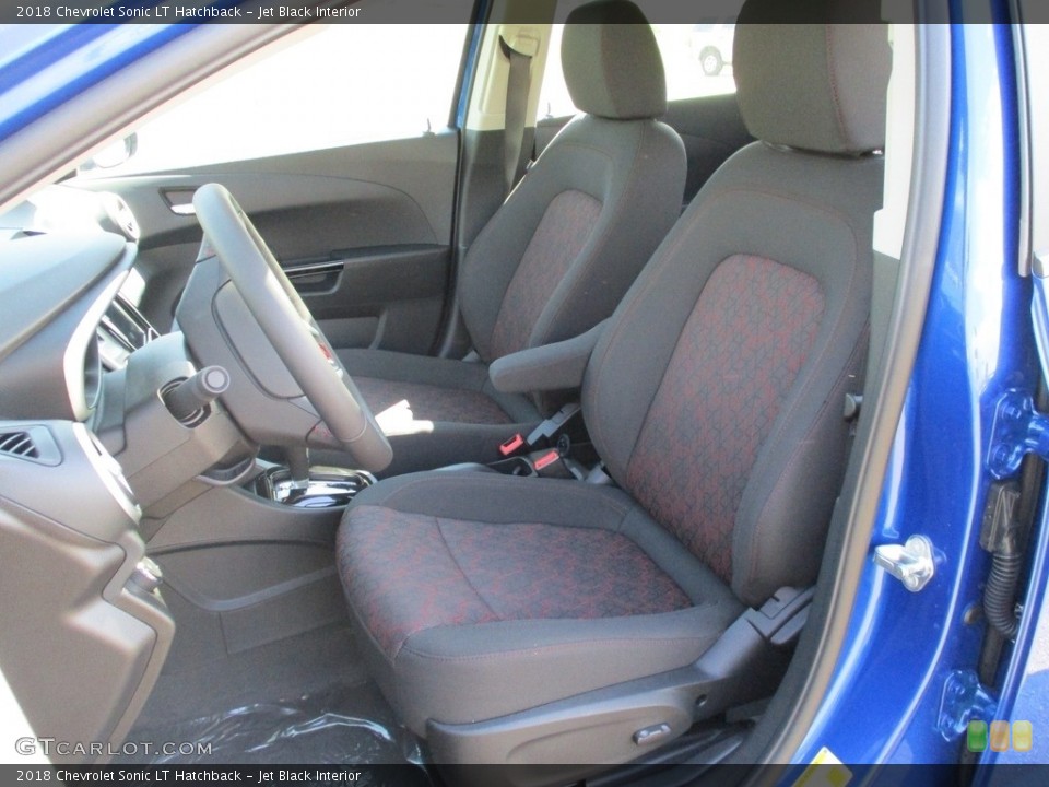 Jet Black Interior Front Seat for the 2018 Chevrolet Sonic LT Hatchback #127094677