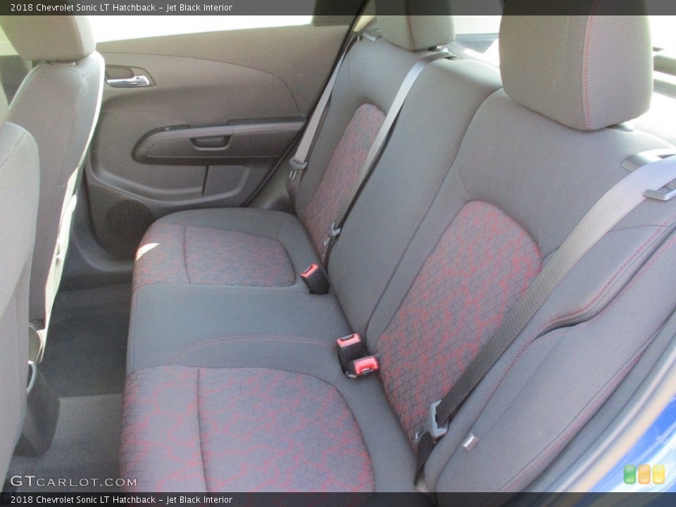Jet Black Interior Rear Seat for the 2018 Chevrolet Sonic LT Hatchback #127094704