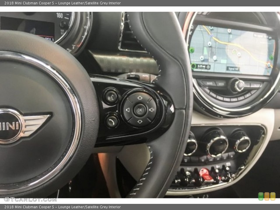Lounge Leather/Satellite Grey Interior Controls for the 2018 Mini Clubman Cooper S #127107076
