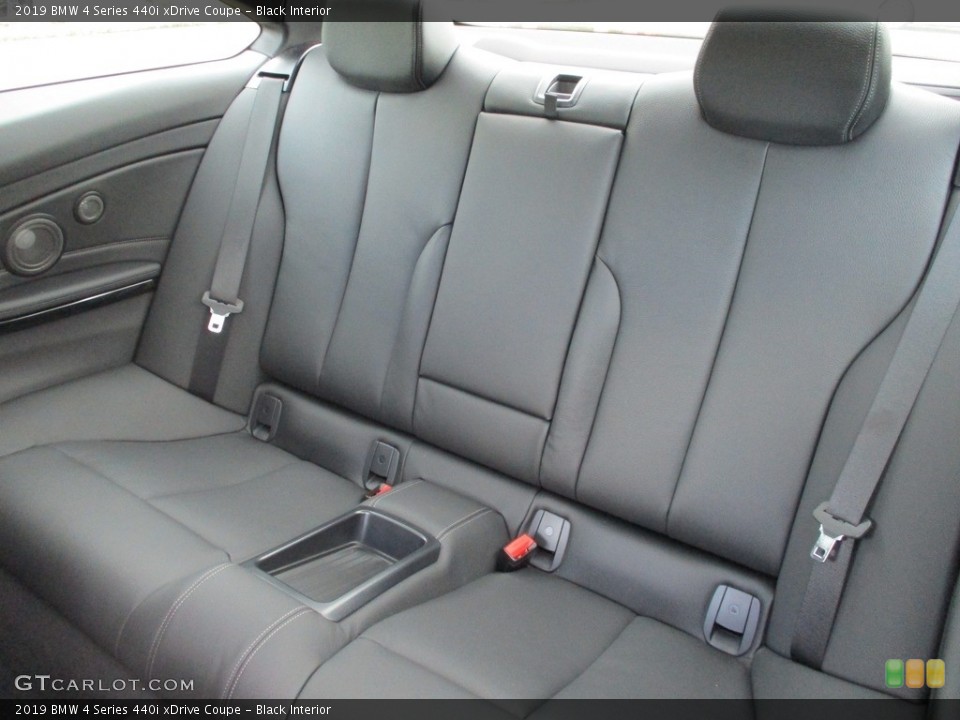 Black Interior Rear Seat for the 2019 BMW 4 Series 440i xDrive Coupe #127112777