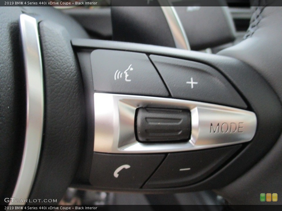 Black Interior Controls for the 2019 BMW 4 Series 440i xDrive Coupe #127112911